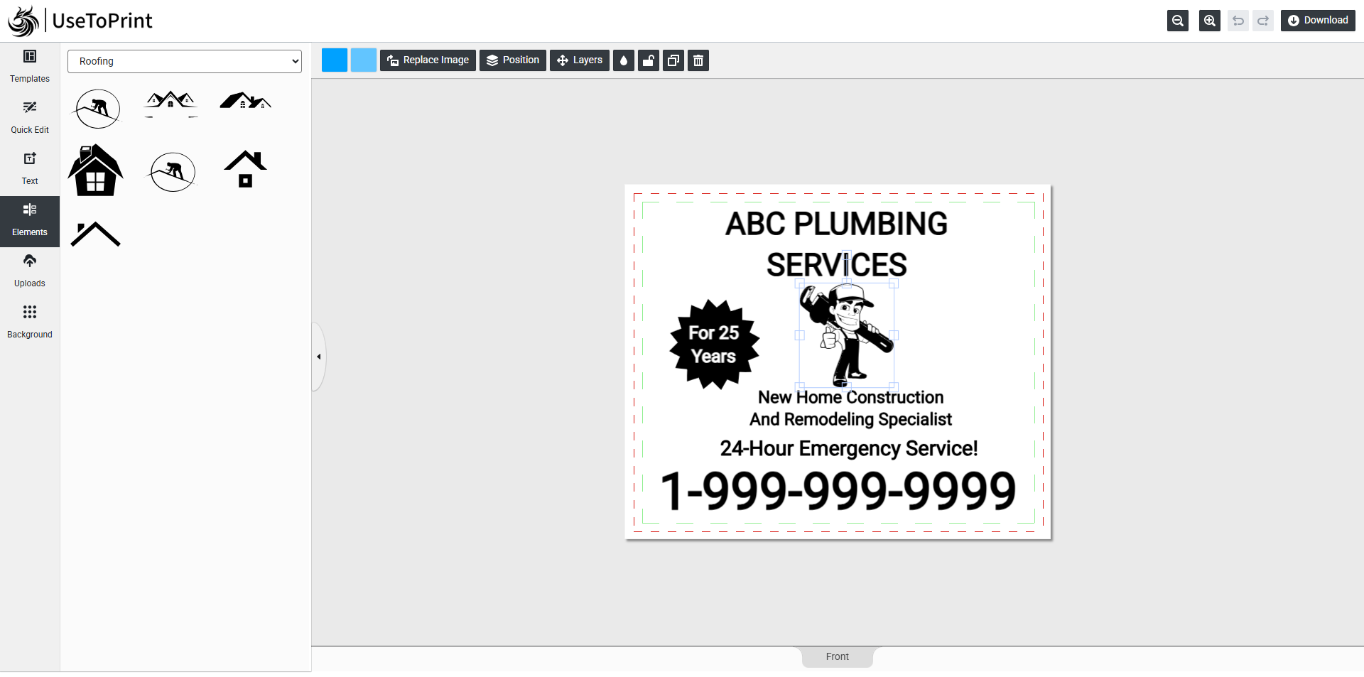 UseToPrint-Elements Cliparts Styling